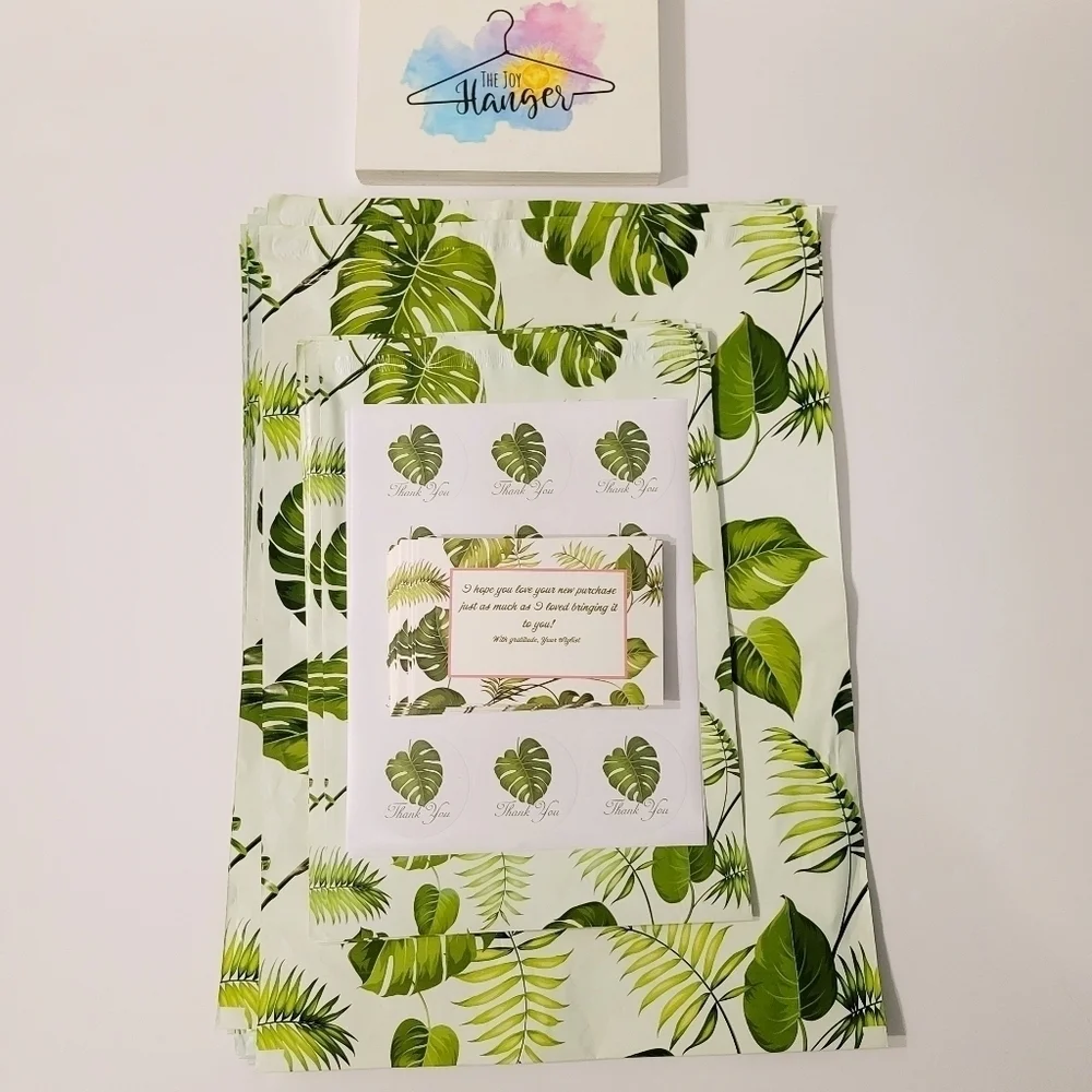 🍌 Banana Leaf 🍃 Poly Mailer Bundle ▪︎45 pack